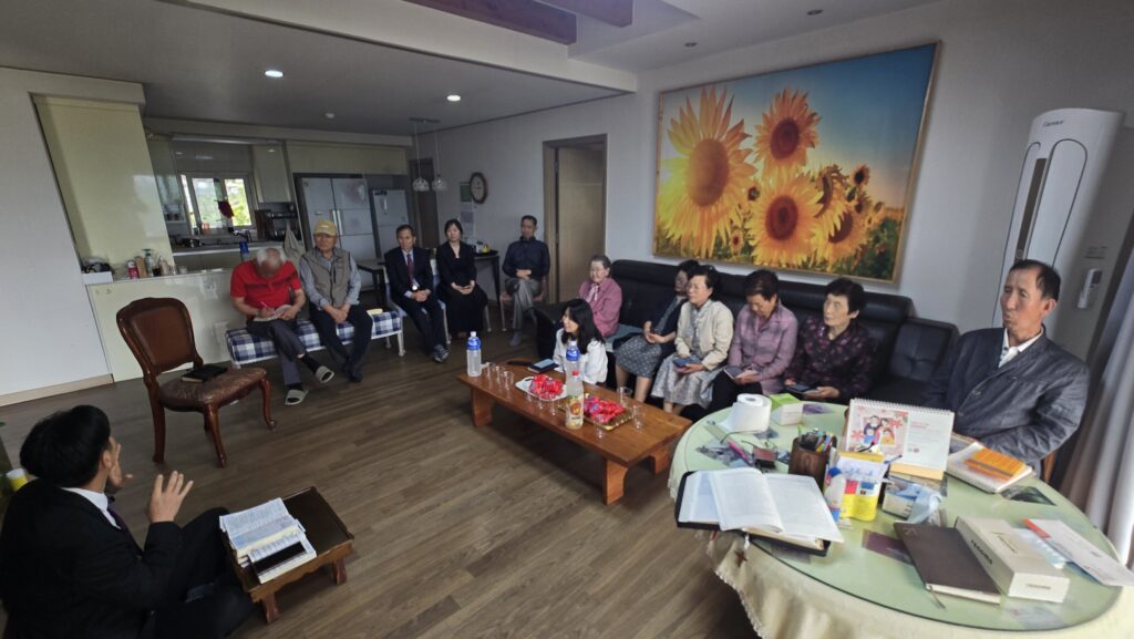 박순자 성도님 심방이 있었습니다.